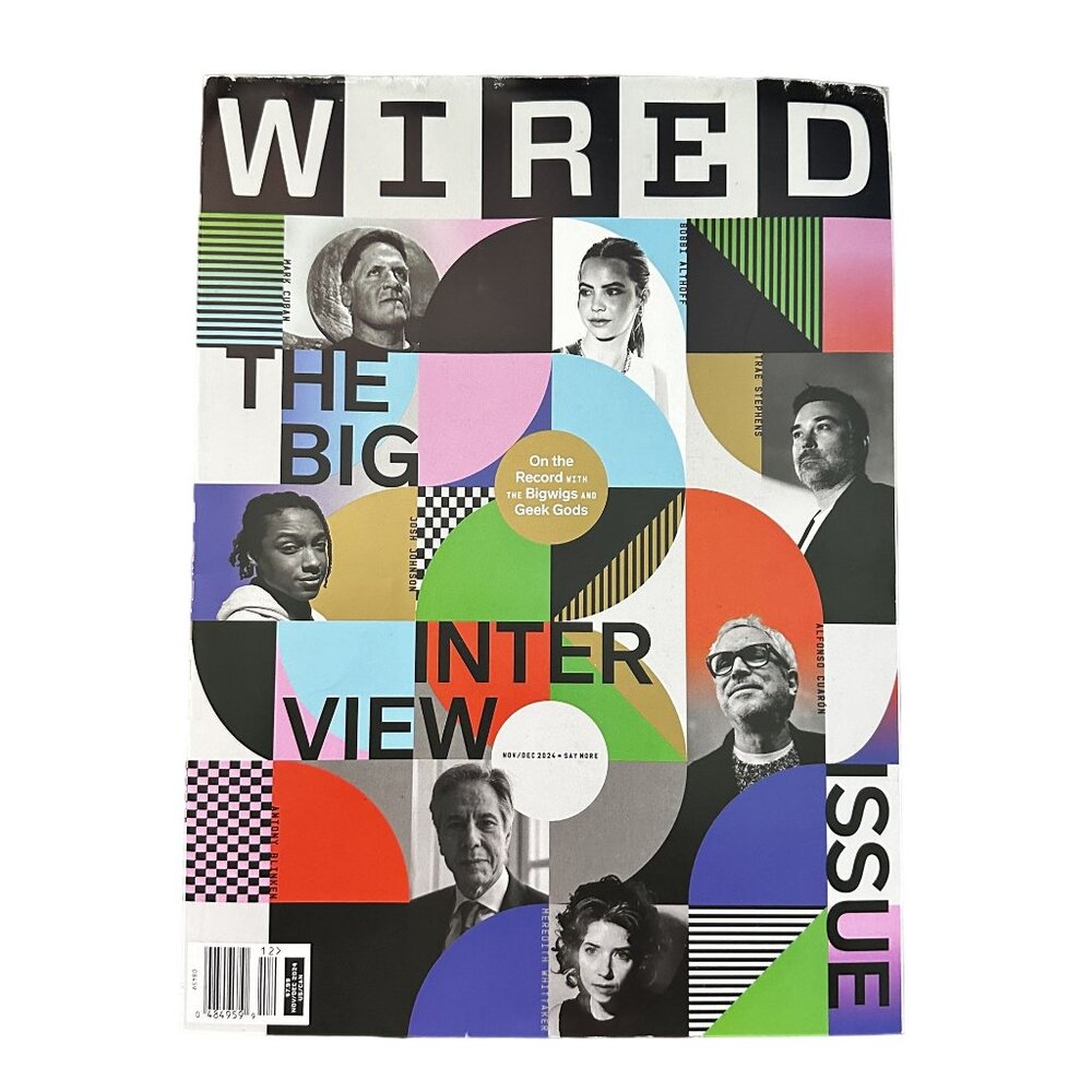 Wired Magazine November December 2024 The Big Interview Bigwigs and Geek Gods